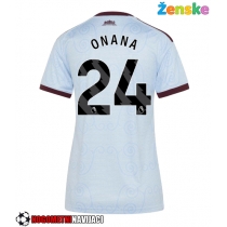 Ženske Nogometnih dresov Aston Villa Amadou Onana #24 Tretji 2026-27 Kratki rokavi